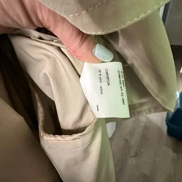 Chanel 1993 Vintage Trench Coat Size 38 - Picture 9 of 11